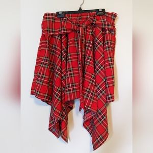 Plaid Grunge Skirt